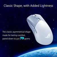 Игровая мышь ASUS ROG Gladius III Wireless AimPoint Moonlight White