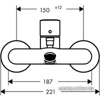 Смеситель Hansgrohe Talis E 71740000 (хром)