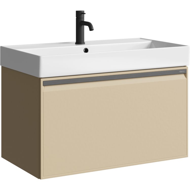 Aqwella Тумба с умывальником Pure PUR0108KS+4610119205126