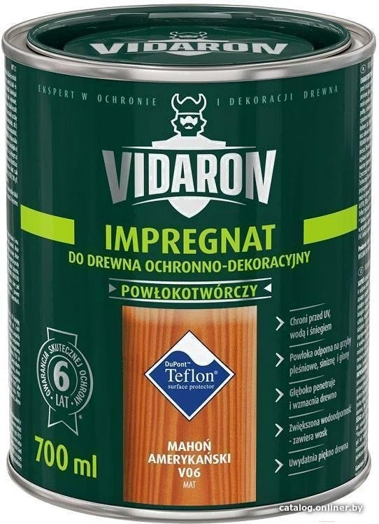 Пропитка Vidaron Impregnant V06 0.7 л (американское красное дерево)