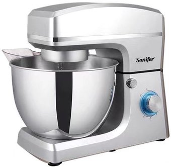 Планетарный миксер Sonifer SF-8066 (серебристый)