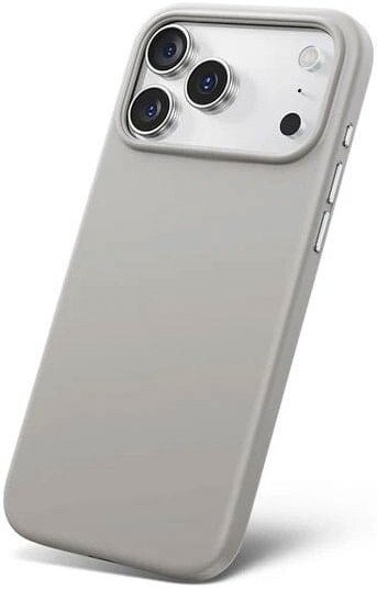 Чехол для телефона Baseus Colorful Liquid Silicone Magnetic Case для iPhone 17 (титановый)