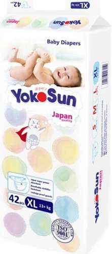 Подгузники YokoSun На липучках XL (42 шт)