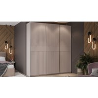 Шкаф-купе Трия Оскар Тиффани Т2 2100 282750 (серебро/кашемир/кашемир матовый)