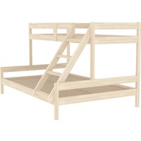 Двухъярусная кровать ФанДОК Ф-136.1-01 90x140/200 (лак)