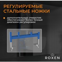 Унитаз подвесной Roxen Berg в комплекте с инсталляцией StounFix Dual Fresh 6 в 1 967240 (кнопка: черная)