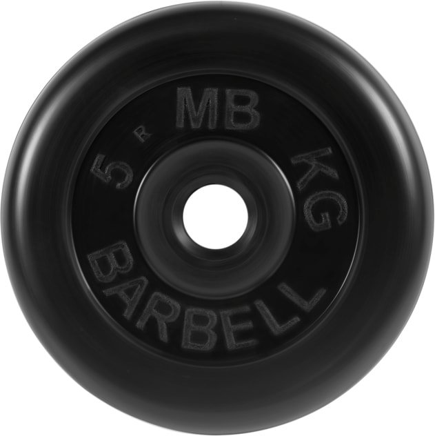 

Диск MB Barbell Стандарт 31 мм (1x5 кг, черный)