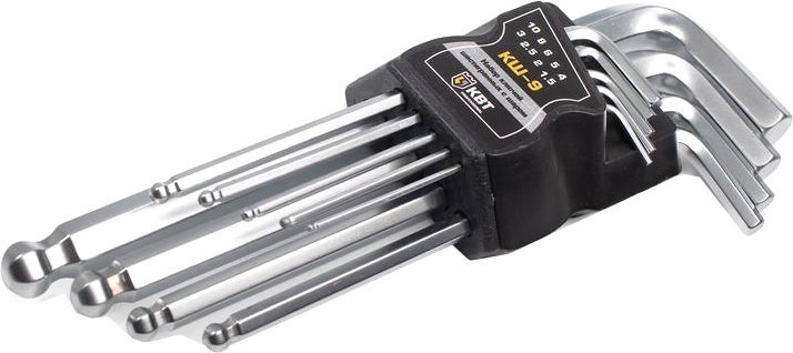 

Набор ключей КВТ КШ-9 (9 предметов)