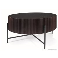 Журнальный столик Signal Tuca (темный орех/черный)