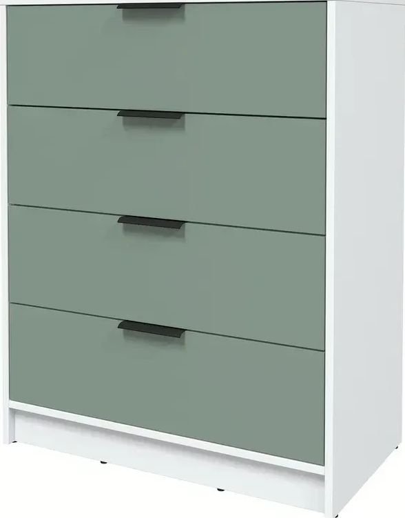 

Комод Интерлиния Концепт КТ-К80 Глосс (белый платинум/мята)