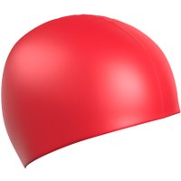 Шапочка для плавания Mad Wave Standart Cap Silicone (красный)