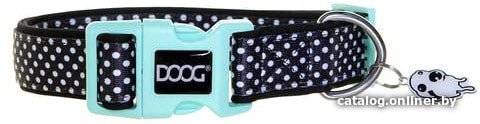 Ошейник Doog Pongo COLN3-L (черный/бирюзовый)