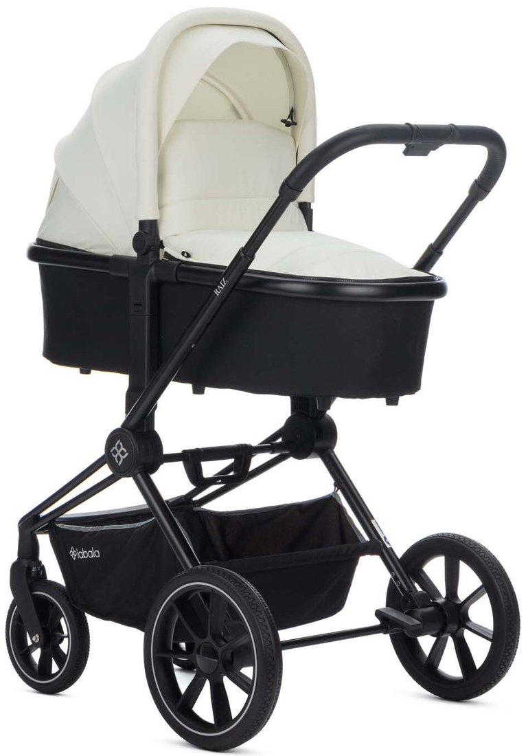

Универсальная коляска Labala Raiz (2 в 1, white/black)