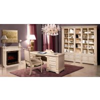 Стол Гомельдрев Престиж ГМ 5971 Береза (крем/патина)