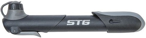

Насос ручной велосипедный STG GP-04S (серый)