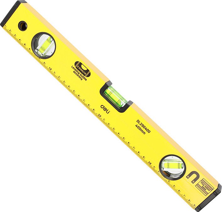 

Уровень строительный Deli YS EDL290400 (400мм, магнит)