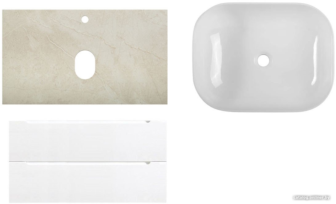 BelBagno Тумба с умывальником Etna 80 ETNA80BL-KEPMCO-1302-SET