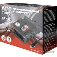 Автомобильный компрессор AVS Turbo KS 200P