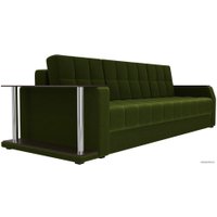 Диван Лига диванов Атлантида 102221 (микровельвет, зеленый)