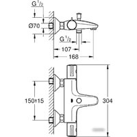 Смеситель Grohe Grohtherm 800 34567000