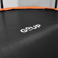Батут GoUP Prestige-D312/10FT (с сеткой и лестницей, оранжевый)