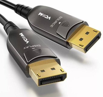 Кабель VCOM D3751-10M DisplayPort - DisplayPort (10 м, черный)