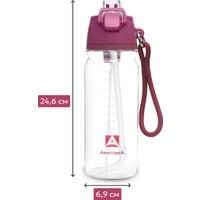 Бутылка для воды Арктика 723-800-BERR (вишня)