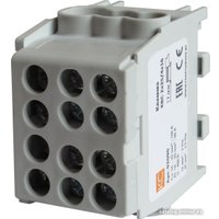 Клемма КС КВС распределительная с двойным винтом 2x25/4x16 92090 (серый)