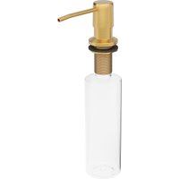Кухонная мойка Roxen Simple 560220-60G-V золото/текстурная PVD покрытие (с коландером и дозатором)