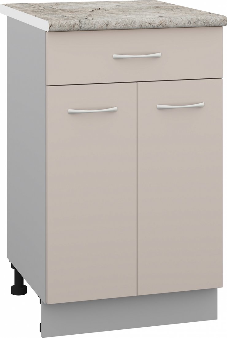 

Шкаф напольный Кортекс-мебель Корнелия Лира НШ50р1ш (капучино/марсель)