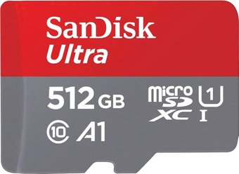 Карта памяти SanDisk Ultra SDSQUA4-512G-GN6MN microSDXC 512GB