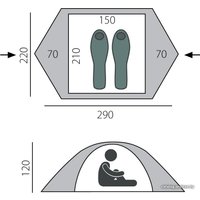 Кемпинговая палатка BTrace Point 2+