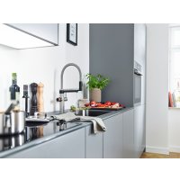 Смеситель Blanco Evol-S Pro Filter (нержавеющая сталь)