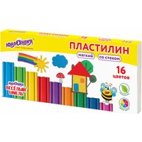 Пластилин Юнландия Веселый шмель 106673 (16 цв)