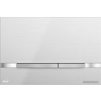 Панель смыва Alcaplast Flat Stripe Inox