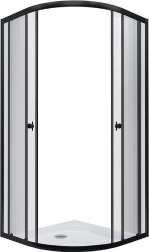 Душевой уголок Maroni Energia Nero-GLS 100x100 Щ0000063982