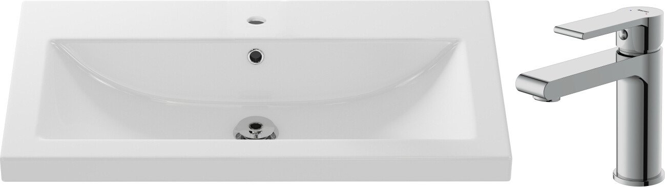 

Умывальник Cersanit Como 80 S-UM-COM80/1-w + 63020