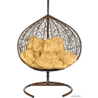 Подвесное кресло BiGarden Gemini (коричневый/бежевый)