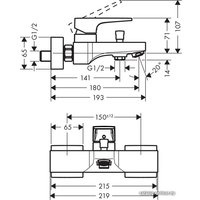 Смеситель Hansgrohe Metropol 74540000