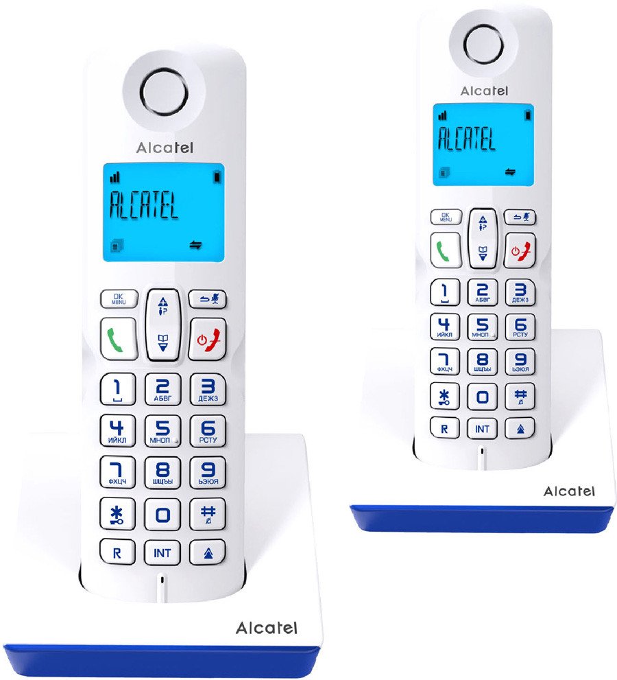

Радиотелефон Alcatel S230 DUO (белый)