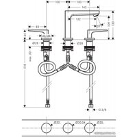 Смеситель Hansgrohe Metropol 74514000