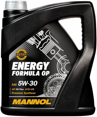 Моторное масло Mannol ENERGY FORMULA OP 5W-30 4л