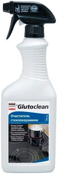 Средство для стеклокерамики Glutoclean очиститель стеклокерамики (750 мл)