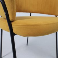 Стул Listvig Just (горчичный Brandy Light 16/черный)