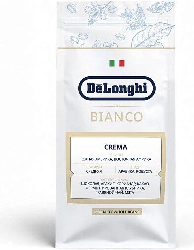 

Кофе DeLonghi Bianco Crema зерновой 800 г