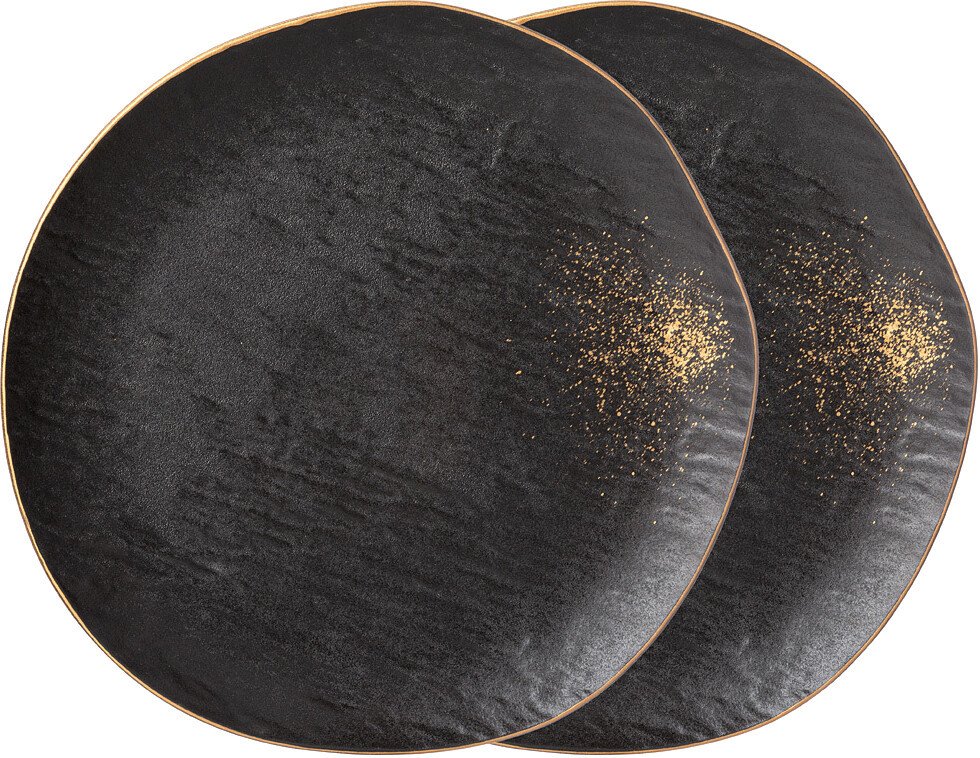 

Набор тарелок Bronco Midnight Gold 42-434 (2 шт)