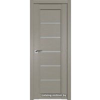 Межкомнатная дверь ProfilDoors 2.76XN L 50х200 (стоун, стекло матовое)