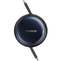 Кабель Baseus Nomos Retractable Retractable Cable USB Type-C - USB Type-C 100W (1.5 м, черный)