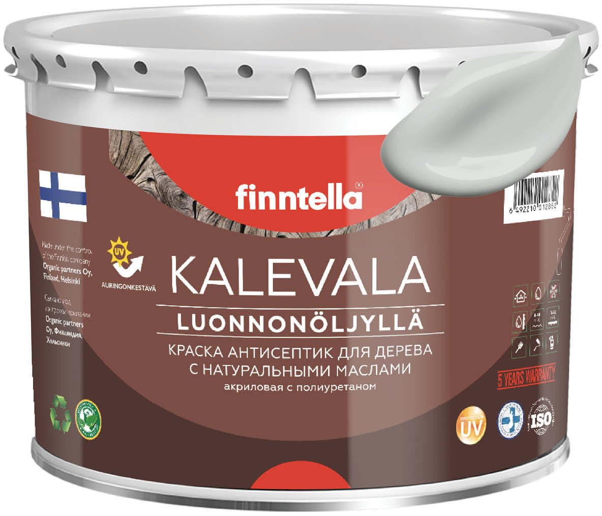 

Краска Finntella Kalevala Tuhka F-13-1-3-FL063 2.7 л (серый)