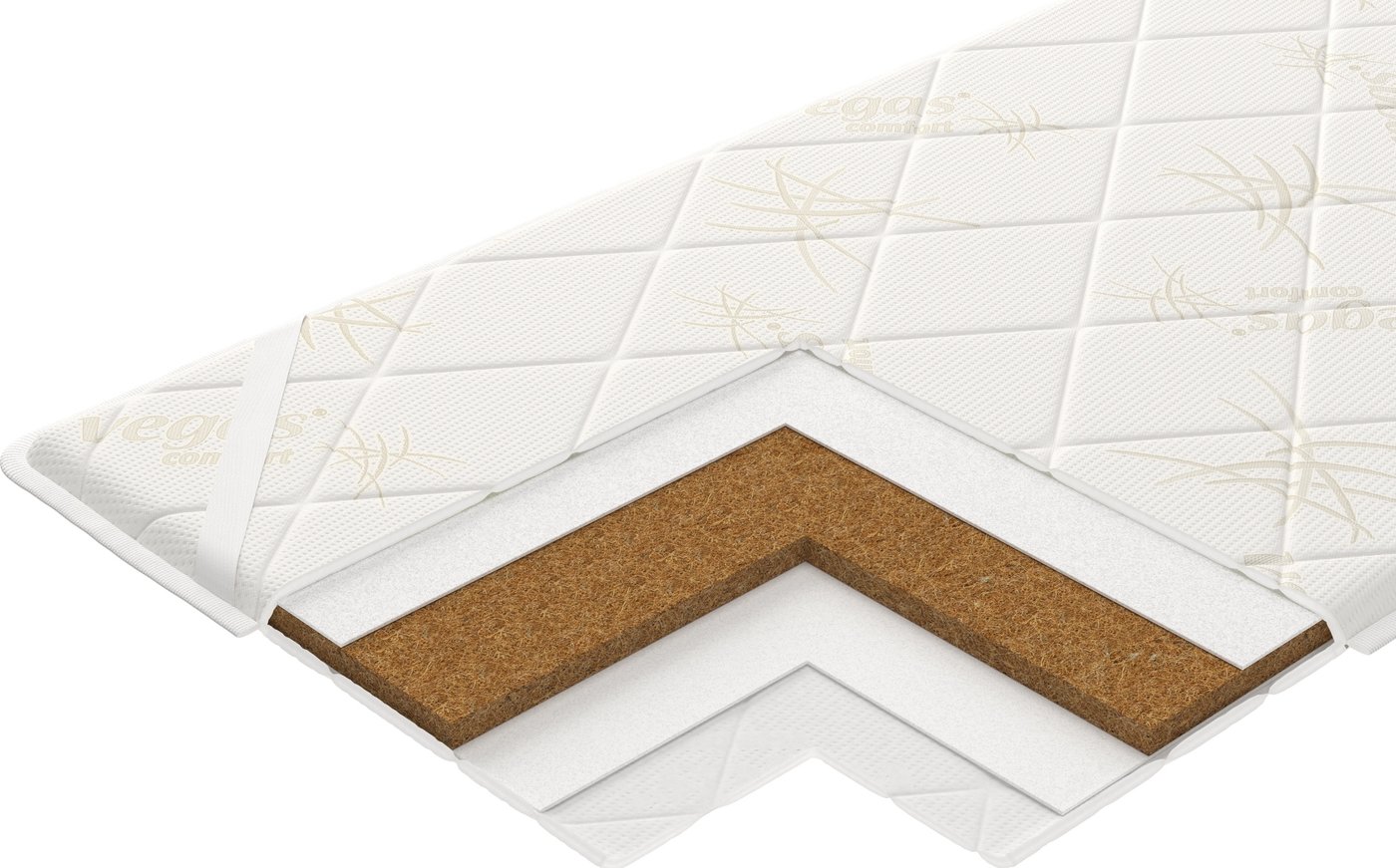 

Ортопедический наматрасник Vegas Кокос 130x195